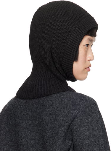 Kapica LEMAIRE Lemaire Rib Knit Hood Crna | AC1089 LK121, 2