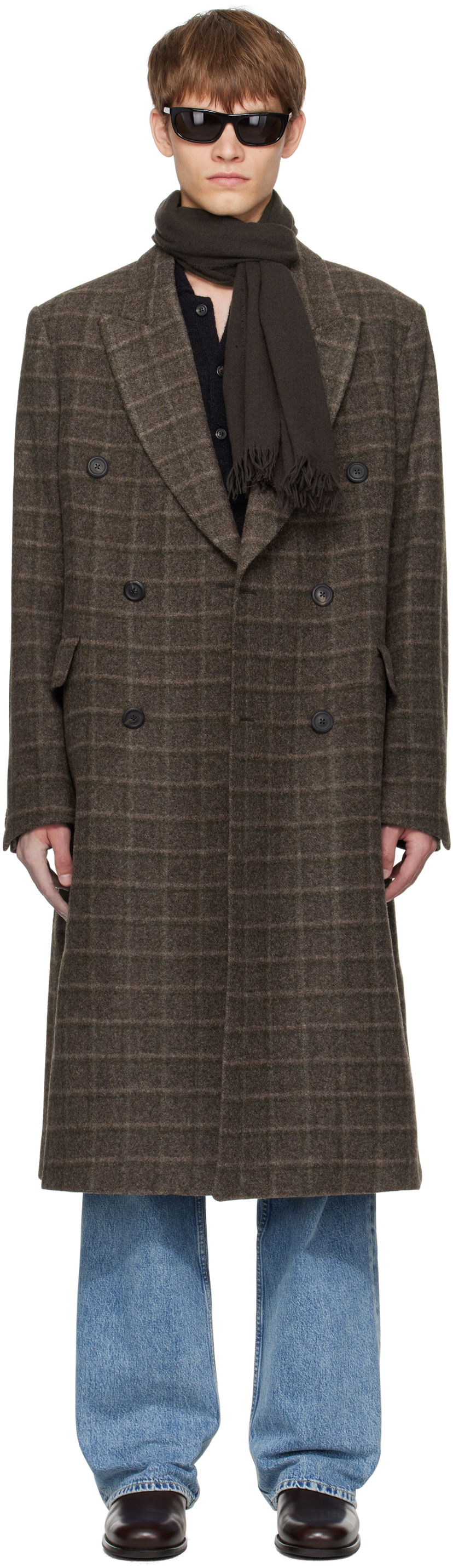 Kaputi OUR LEGACY OUR LEGACY Whale Double-Breasted Coat Smeđa | M4251WD