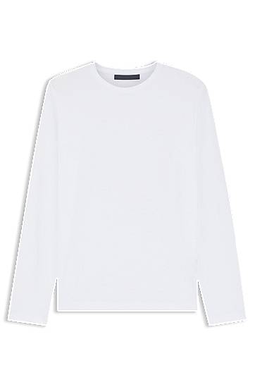 Majica kratkih rukava BOSS BECKHAM x BOSS Mercerised Cotton T-Shirt Bijela | 50552319