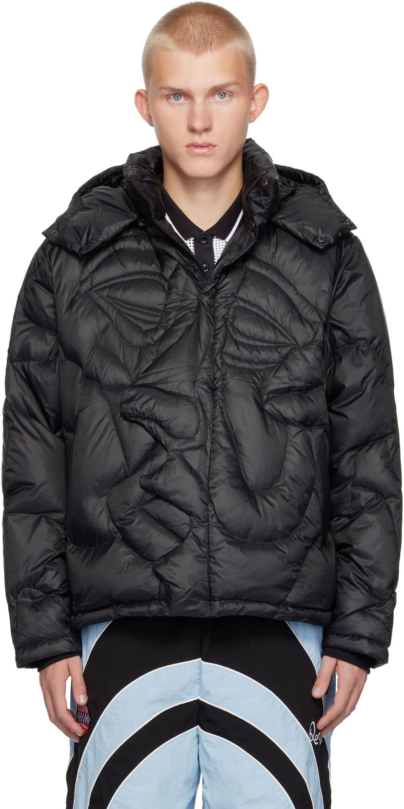 Pernata jakna KidSuper Down Jacket Crna | AW24-OW-15