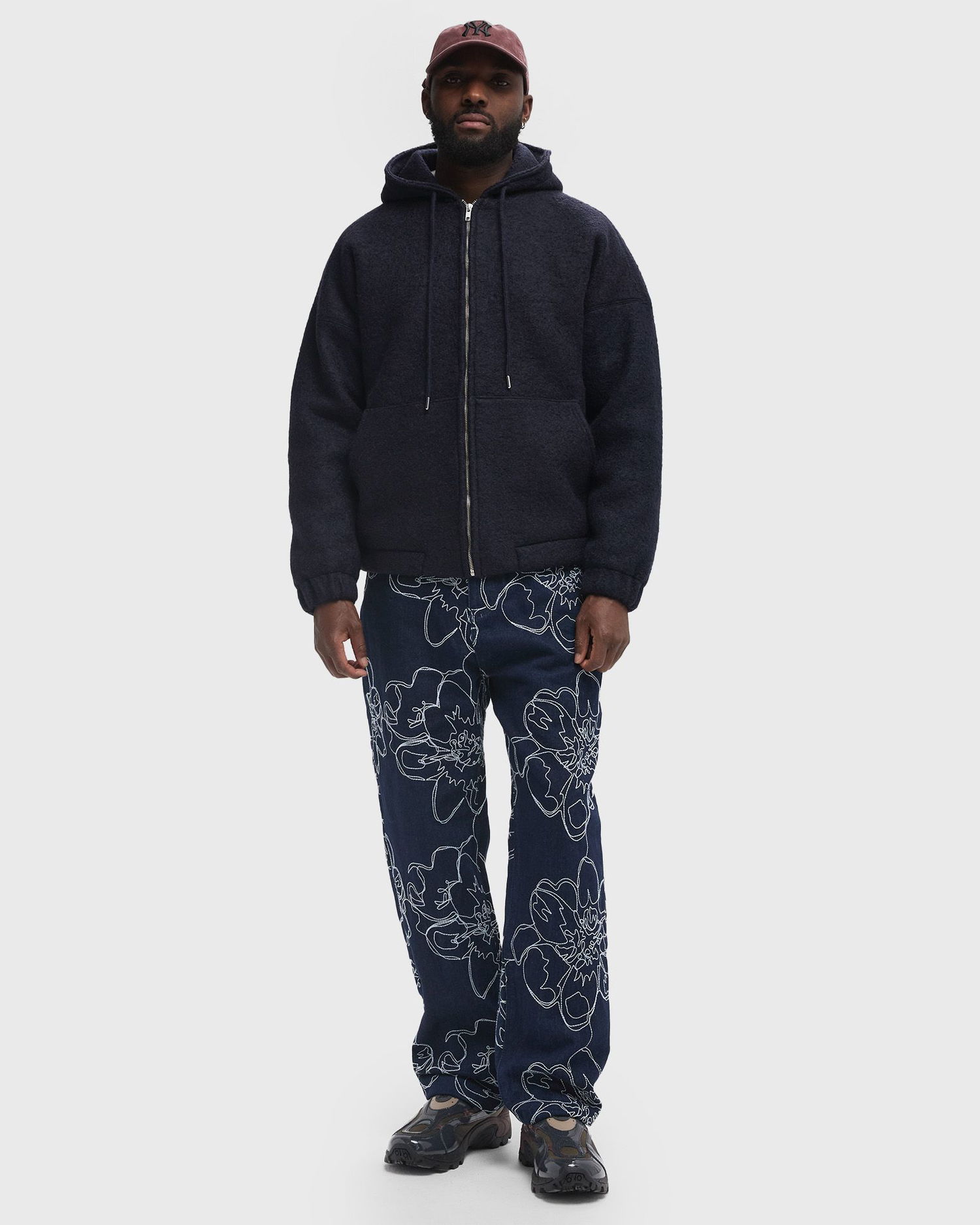 Dukserice Arte Antwerp Boiled Wool Jacket XXL Crna | AW24-020J-NAVY, 1