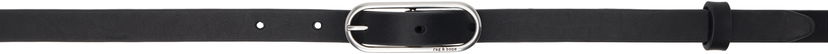 Pojasevi rag & bone Rag & Bone Baby Rounded Leather Belt Crna | WJW25SB1080LE80