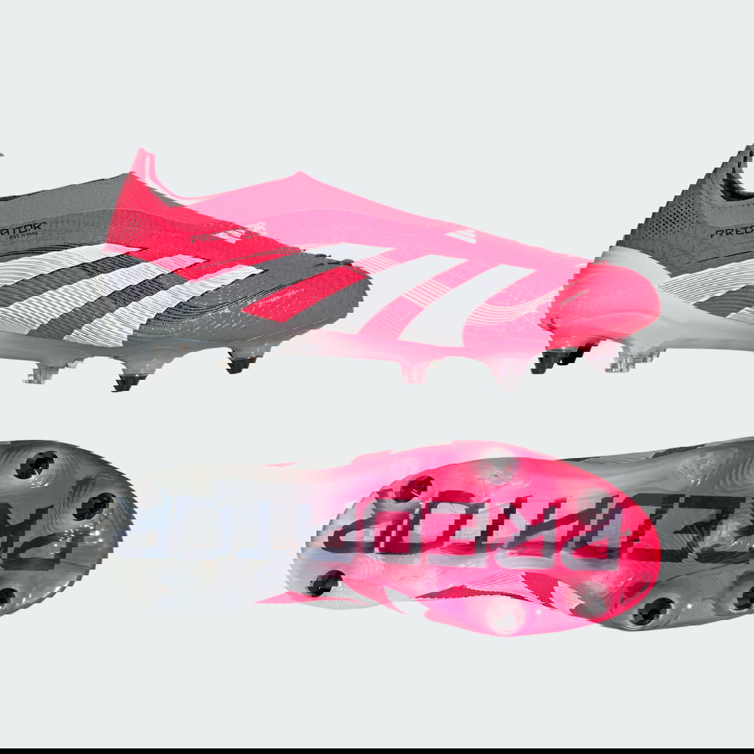 Tenisice i cipele adidas Performance Predator Elite Laceless Soft Ground Ružičasta | ID3844, 0