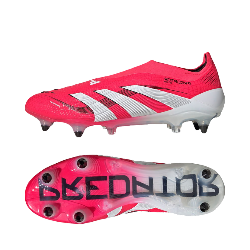 Tenisice i cipele adidas Performance Predator Elite Laceless Soft Ground Ružičasta | ID3844