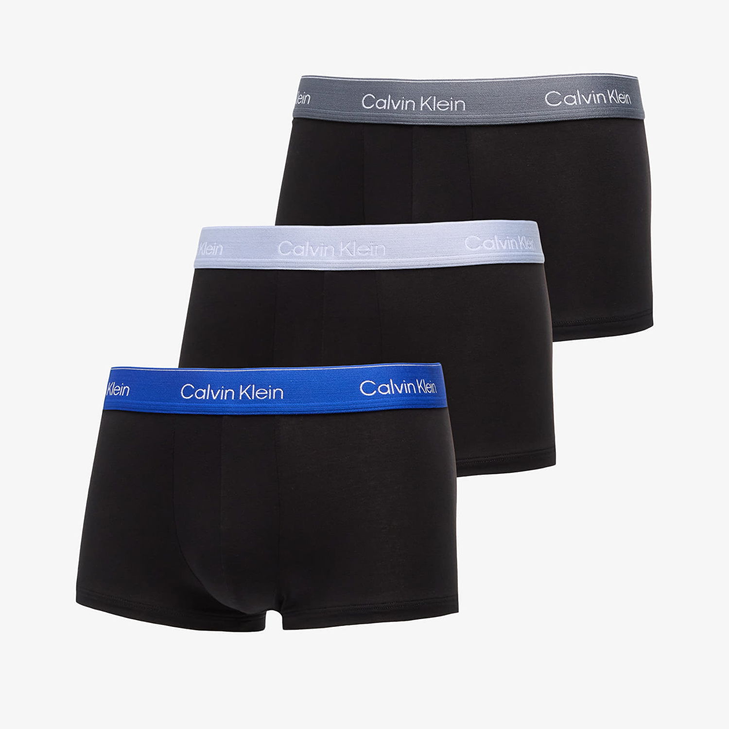 Bokserice CALVIN KLEIN Low Rise Trunk 3-Pack Crna | LV00NB4389 R9B, 0