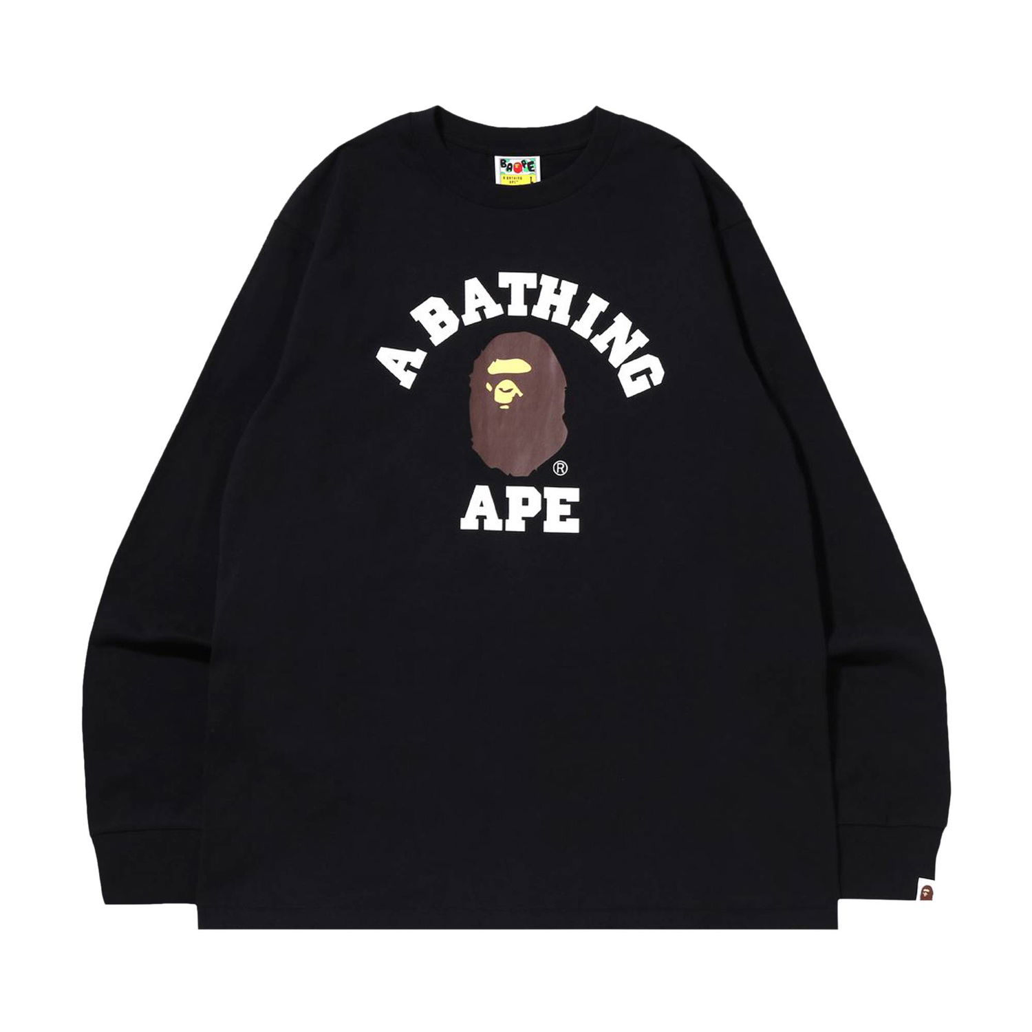 Džemper BAPE College Crewneck Crna | 001LTI301020M BLACK, 1
