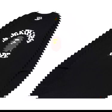 Džemper BAPE College Crewneck Crna | 001LTI301020M BLACK, 1