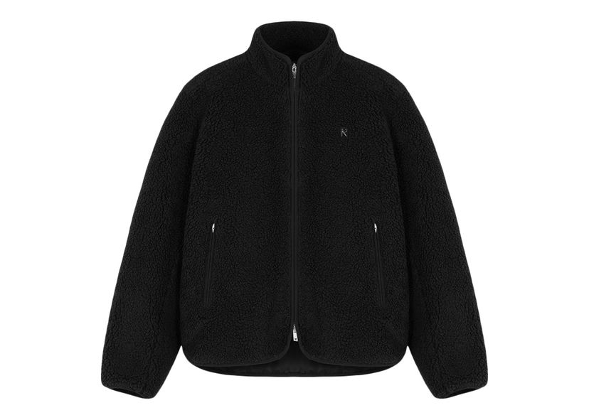 Jakna Represent Clo Represent Fleece Zip Through Jacket Black Crna | M01185-01