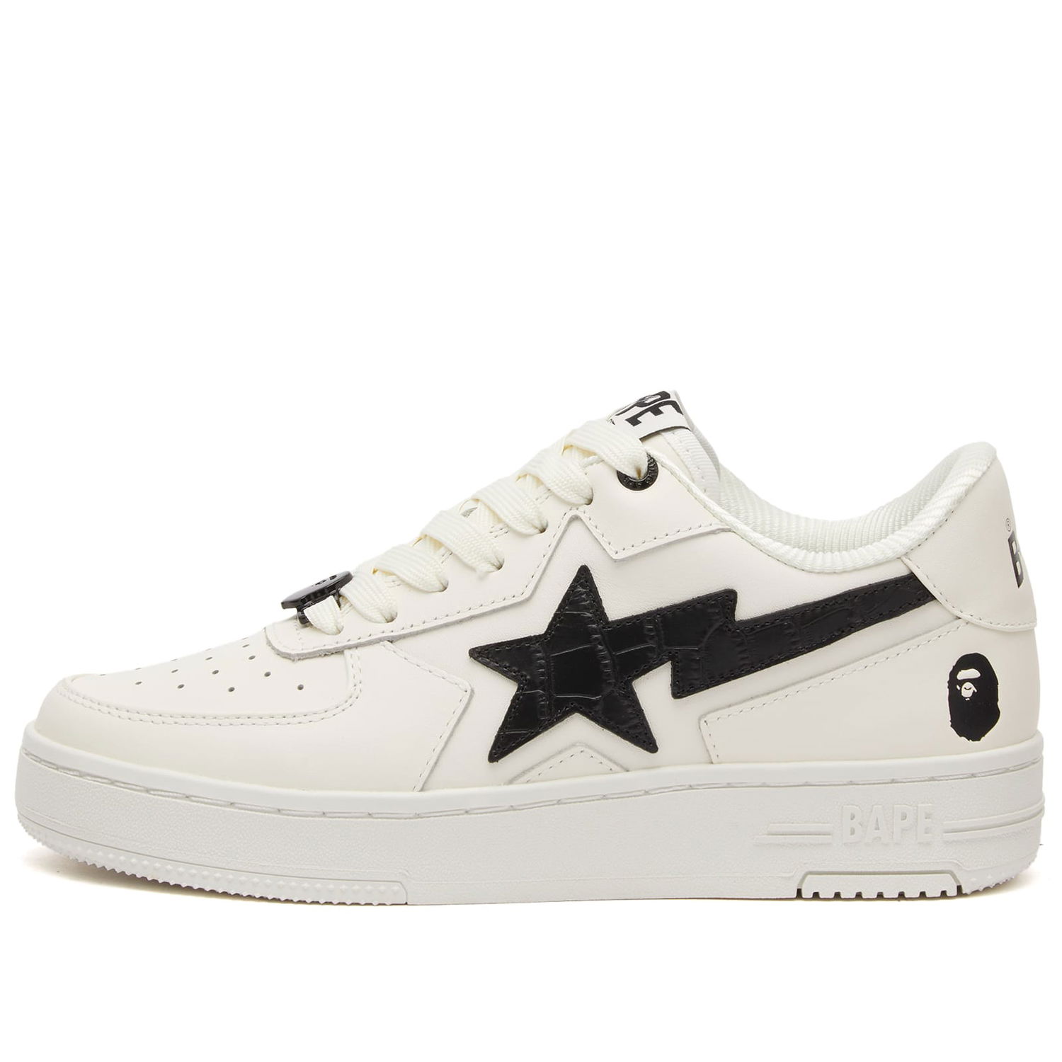 Tenisice i cipele BAPE Bathing Ape Sta Icon #1 Size UK 4.5 Bijela | 001FWL302305L-BLK, 1