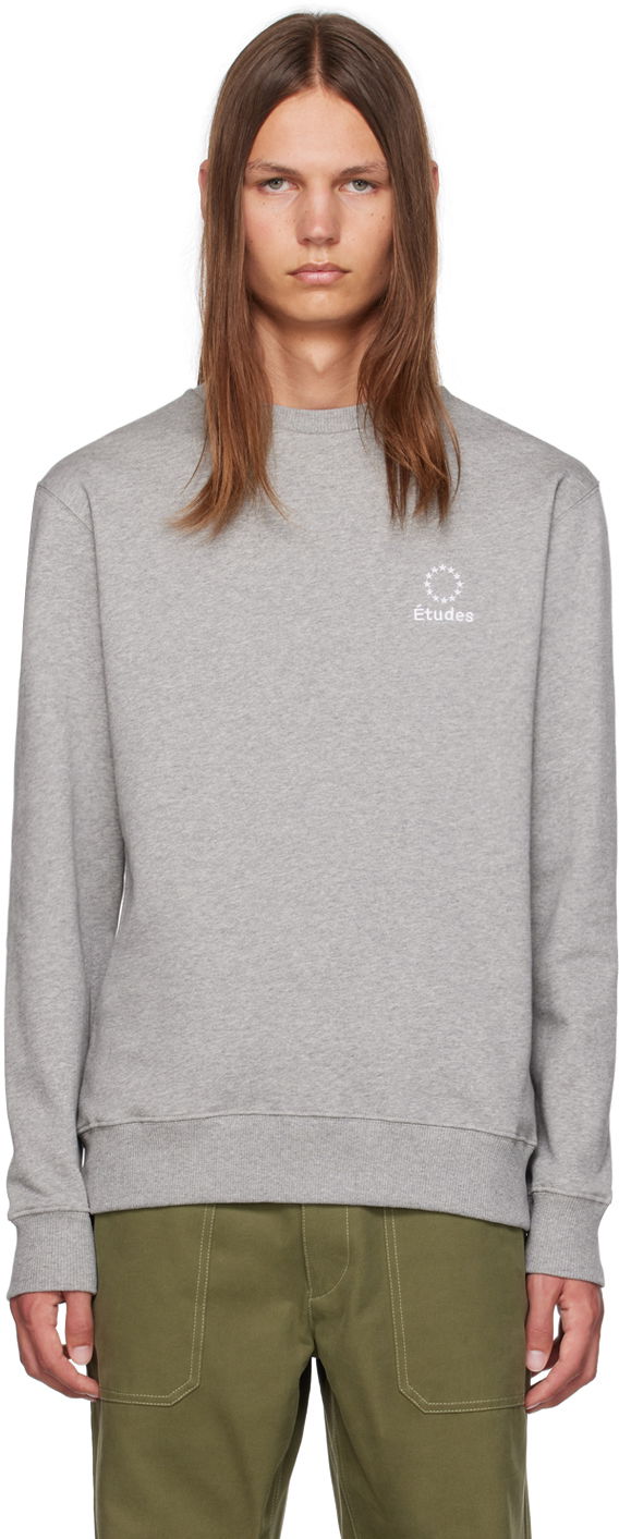 Dukserice Études Story Sweatshirt Siva | C00ME202A02282