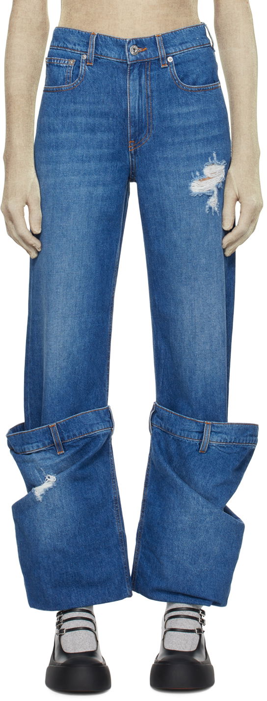 Jeans JW Anderson JW Anderson Bucket Jeans Plava | DT0056-PG1164