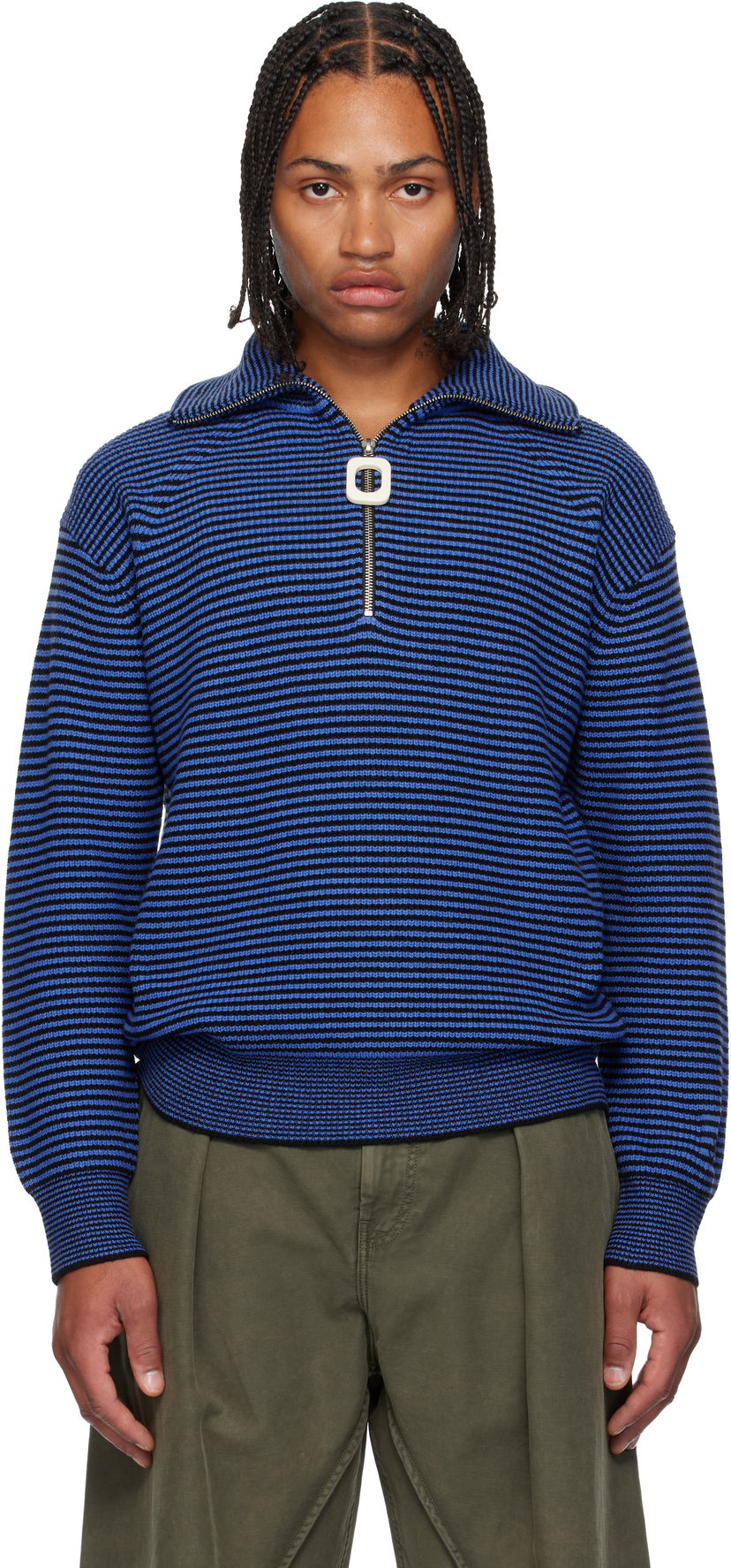 Džemper JW Anderson JW Anderson Half Zip Sweater Višebojno | KW1285-YN0408
