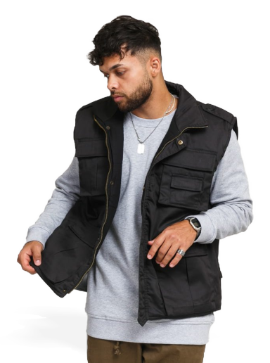 Prsluk Urban Classics Ranger Vest Crna | BD4014 black