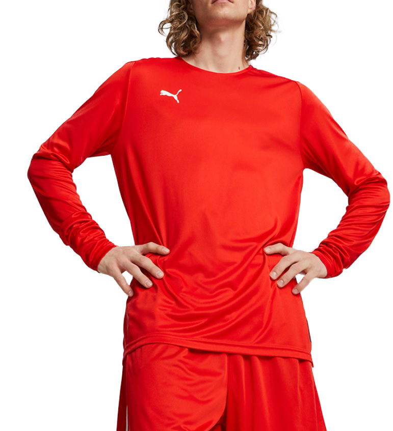 Majica kratkih rukava Puma Shooting Shirt Long Sleeve Crvena | 676637-03