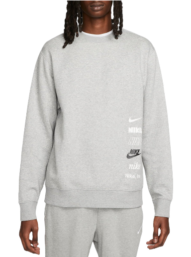 Dukserice Nike Club Fleece+ Sweat Siva | dx0781-063