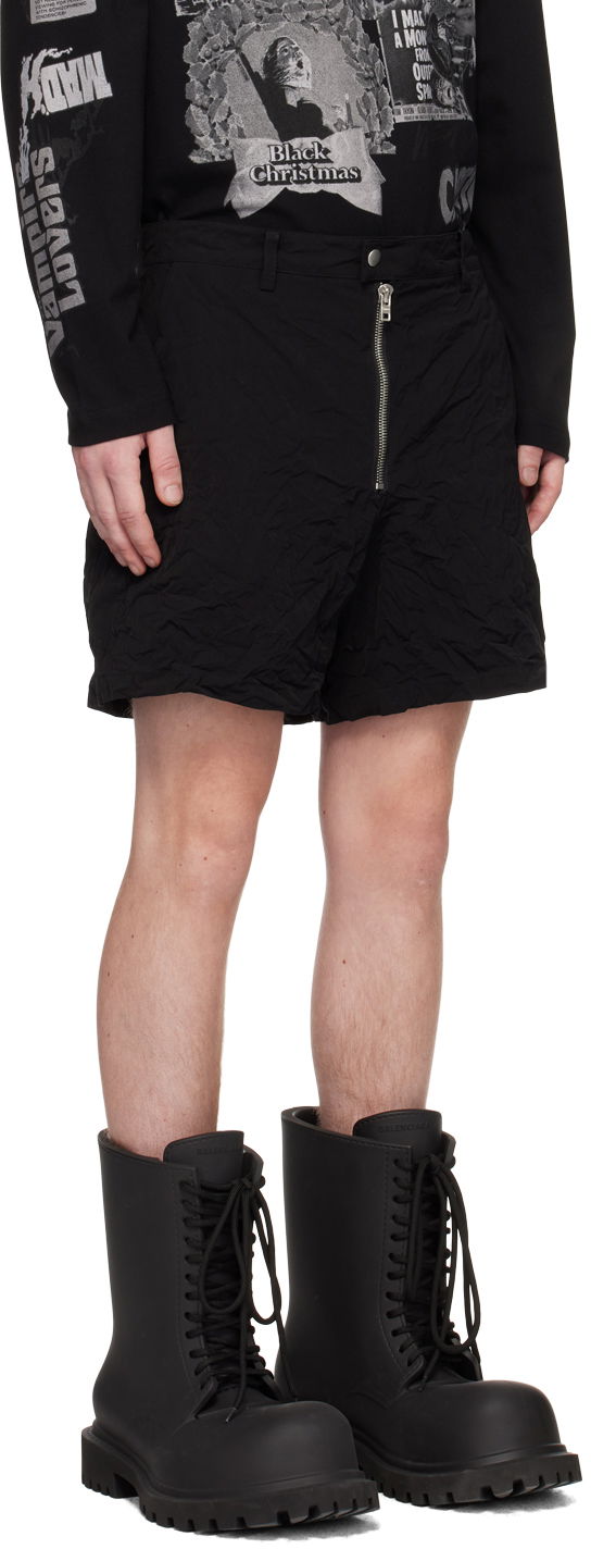 Kratke hlače We11done We11done Crumpled Shorts Crna | WD-PT1-23-271-M-BK, 1