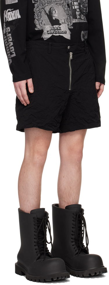 Kratke hlače We11done We11done Crumpled Shorts Crna | WD-PT1-23-271-M-BK, 1