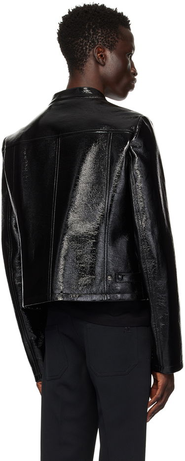 Jakna Courrèges Iconic Leather Jacket Crna | 124CBL175VY0014, 2