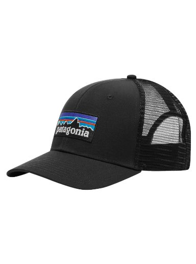 Kapa Patagonia P-6 Logo Trucker Cap Crna | 38289-BLK
