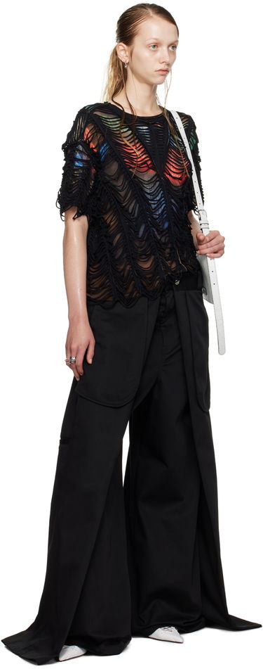 Majica kratkih rukava Jean Paul Gaultier Jean Paul Gaultier Shayne Oliver Edition 'The Slashed City' T-Shirt Crna | 24/27-U-TS079-T551-60405030, 4