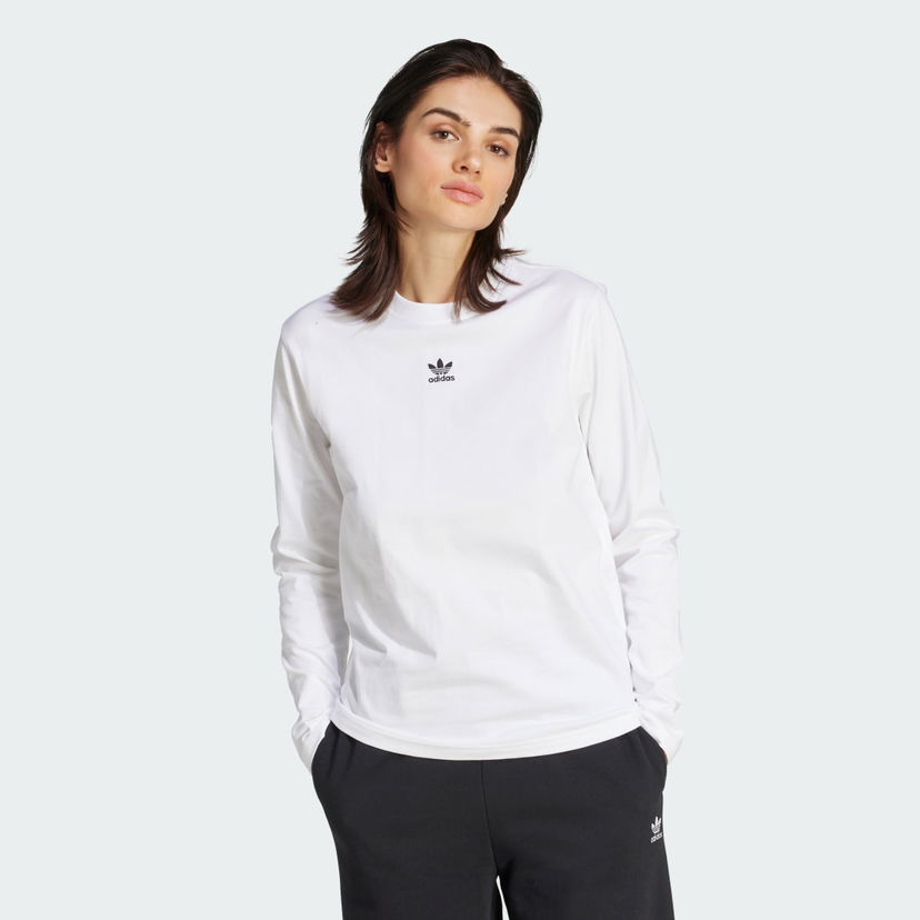 Majica kratkih rukava adidas Performance Essentials Long Sleeve T-Shirt Bijela | JW7454