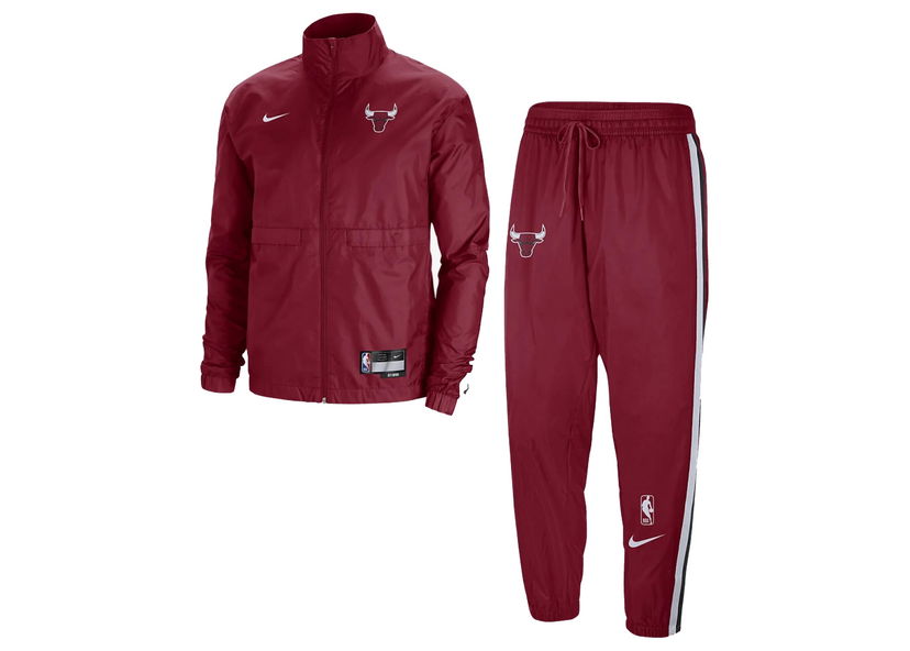 Sportska oprema Nike NBA Chicago Bulls Courtside City Edition Tracksuit Tamnocrvena | DN9922-698
