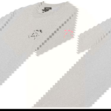 Majica kratkih rukava A.P.C. Amo Logo T-Shirt Siva | COEIO-M26374-PLA, 0