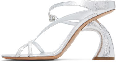 Dodaci Dries Van Noten Dries Van Noten Strappy Sculptural Heeled Sandals Metalik | WS251-1623-207, 2