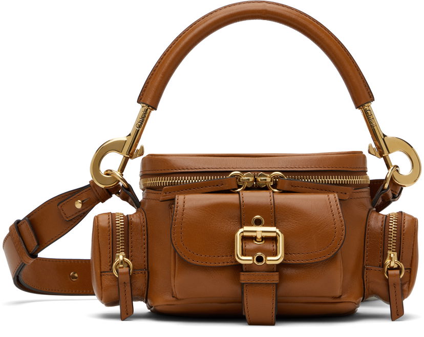 Torba za rame CHLOÉ Small Camera Shoulder Bag Smeđa | CHC24AS534N83
