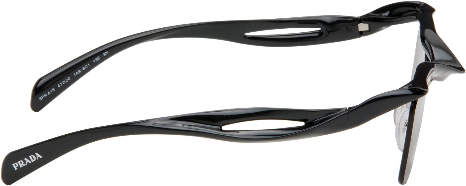 Sunčane naočale Prada Prada Twisted Frame Square Sunglasses Crna | 0PR A15S 8056262076125, 1