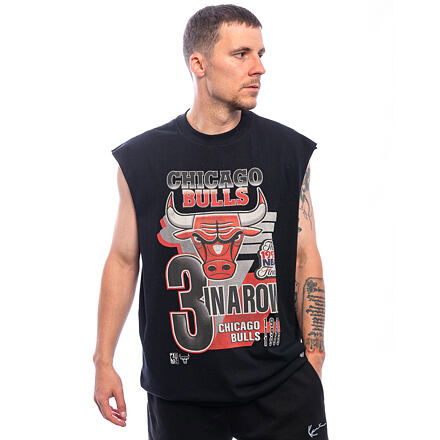 Majica bez rukava Mitchell & Ness Mitchell & Ness NBA Vice Muscle Tank Chicago Bulls Crna | TP12538-CBUBLCK, 0