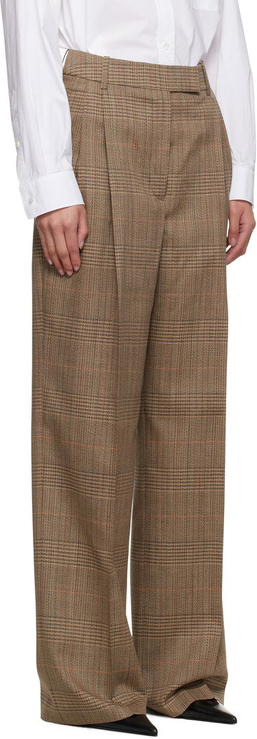 Hlače Róhe Róhe Mid-Waist Tailored Trousers Smeđa | 416-30-080, 1
