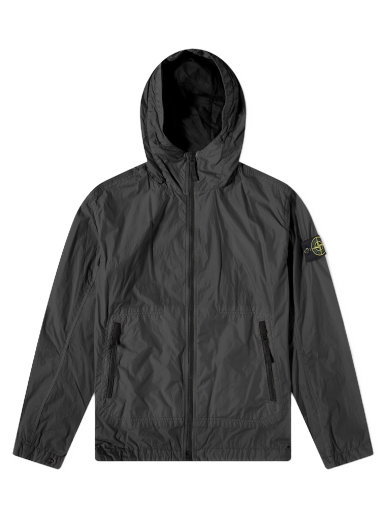 Vjetrovka Stone Island Crinkle Reps Hooded Jacket Crna | 781540522-V0029