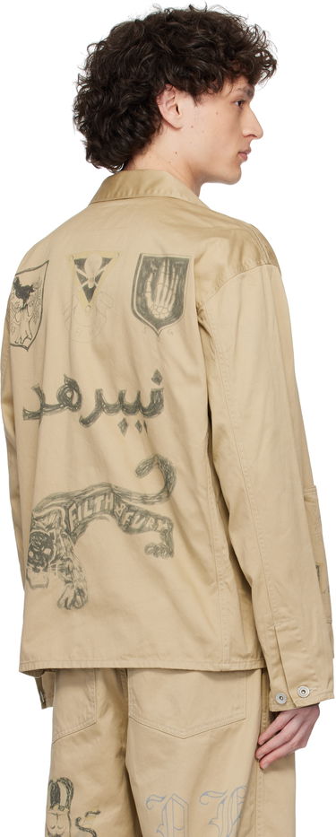 Jakna Neighborhood Neighborhood Memorial Coverall Jacket Bež | 251AQNH-JKM01, 2