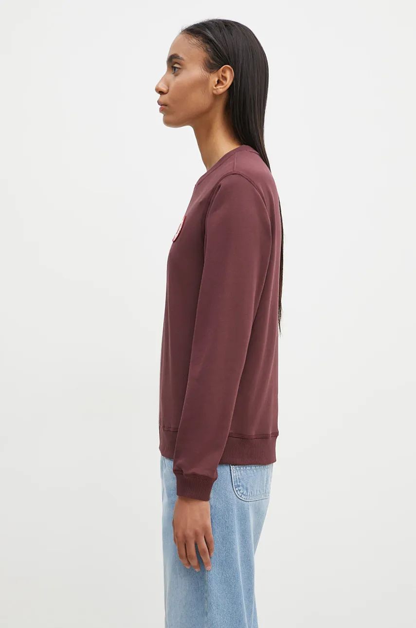 Dukserice FJÄLLRÄVEN Sweatshirt With Badge Crvena | F87230.357, 1