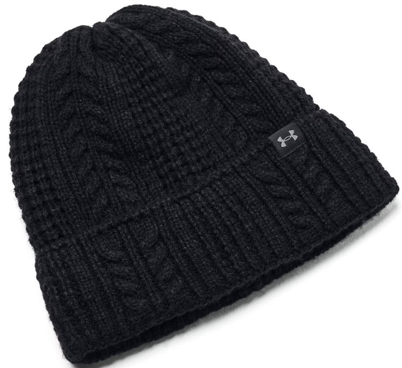 Šešir Under Armour W Halftime Cable Knit Beanie Crna | 1386639-001