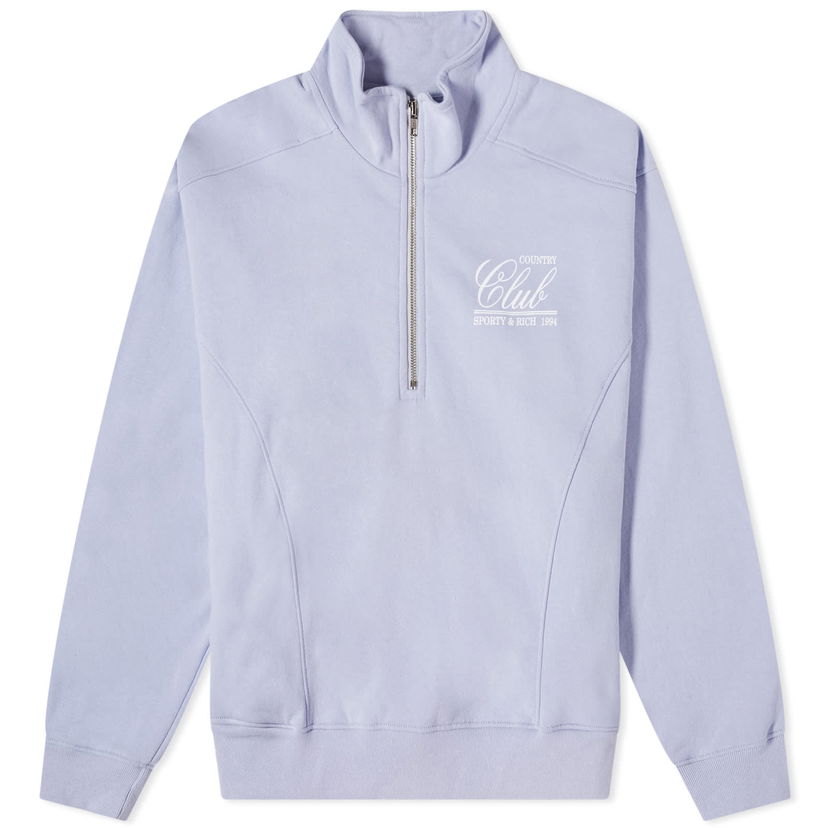Džemper Sporty & Rich 94 Country Club Quarter Zip Sweat Ljubičasta | QZ881CH