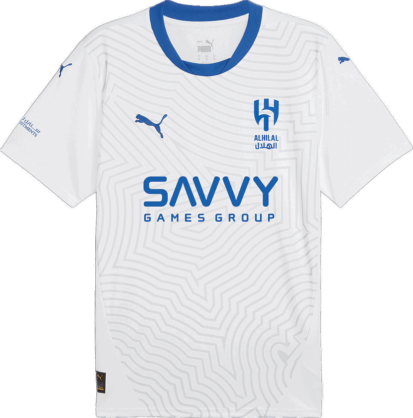 Dres Puma Al Hilal SFC Away Jersey Replica w/o Sponsor 2024/25 Bijela | 778882-02