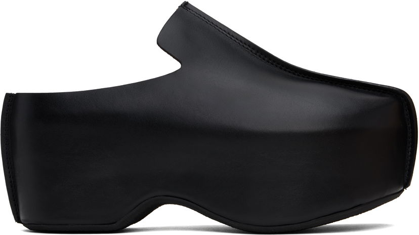 Njega cipela JW Anderson JW Anderson Leather Platform Slip-on Loafers Crna | ANM42500A