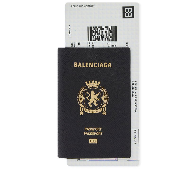 Novčanik Balenciaga Passport Zip Wallet Crna | 787774-2AA3R-1000