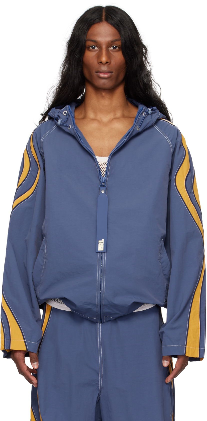 Vjetrovka ERL ERL UFO Windbreaker Jacket Plava | ERL10J025