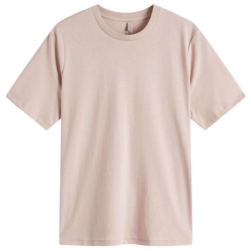 Majica kratkih rukava SKIMS SKIMS Relaxed Tees T-Shirt, Size Large Ružičasta | SS-STT-6975W-FAWN