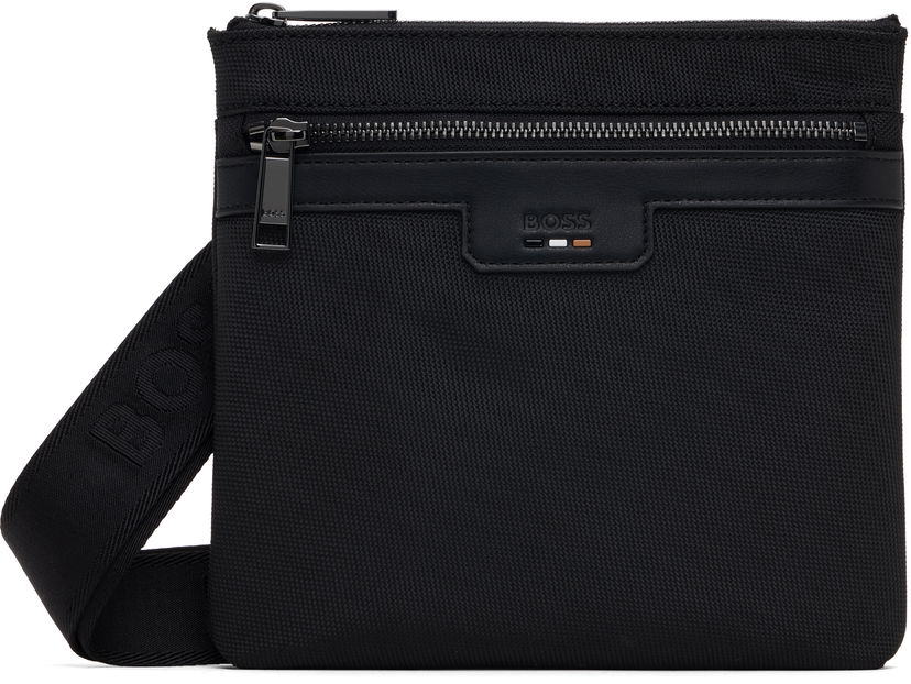 Torba za rame BOSS BOSS Envelope Crossbody Bag Crna | 50536191