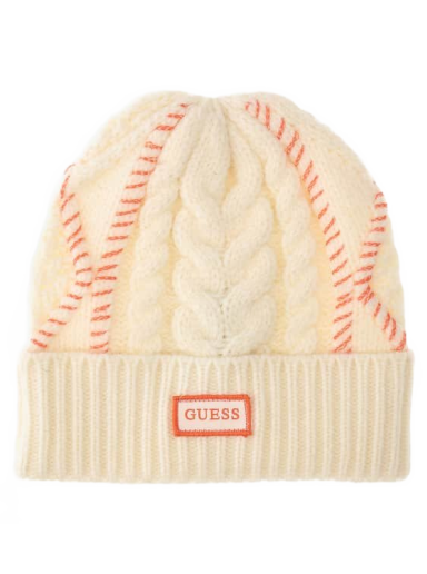 Kapica GUESS Knitted Beanie Bež | AW9972WOL01