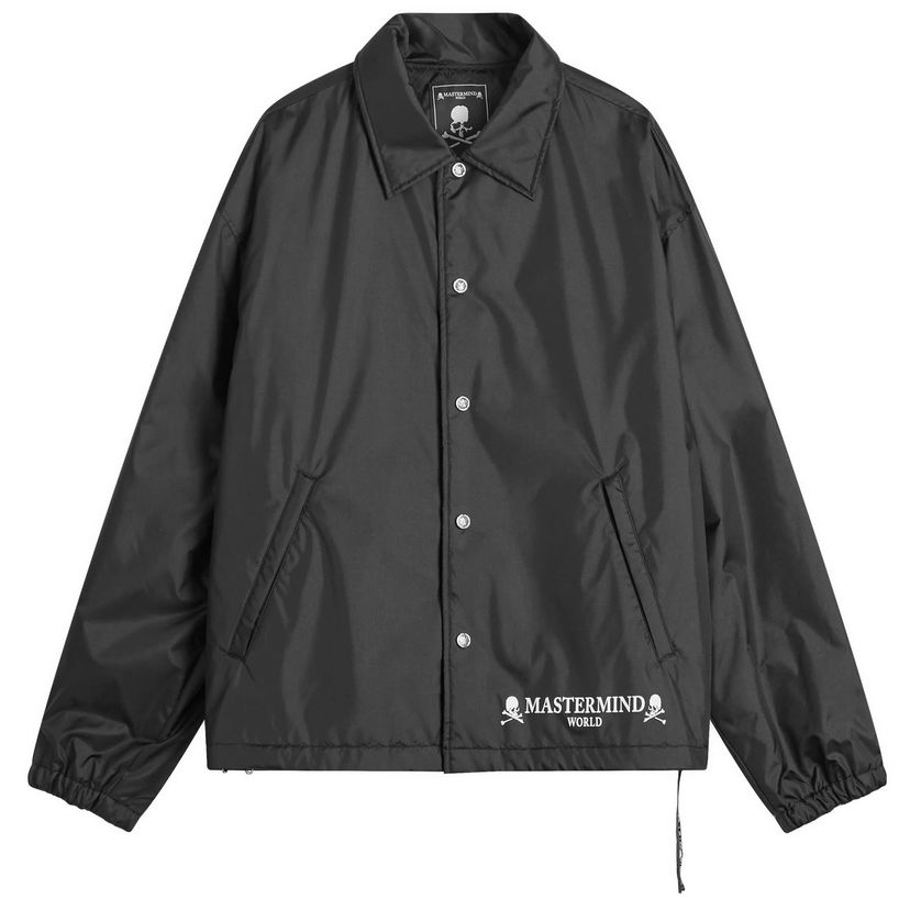 Vjetrovka Mastermind WORLD Mastermind World Coach Jacket, Size Medium Crna | MW25S14-BL008-500