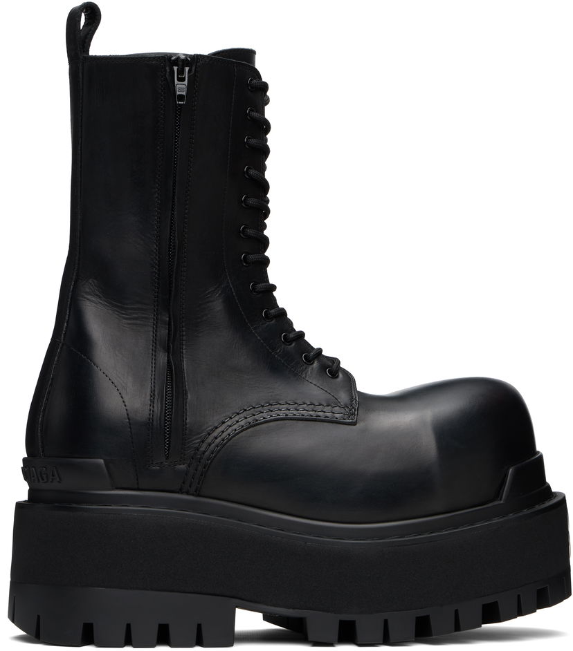 Odjeća Balenciaga Balenciaga Giant Boots Crna | 813689WCDA1