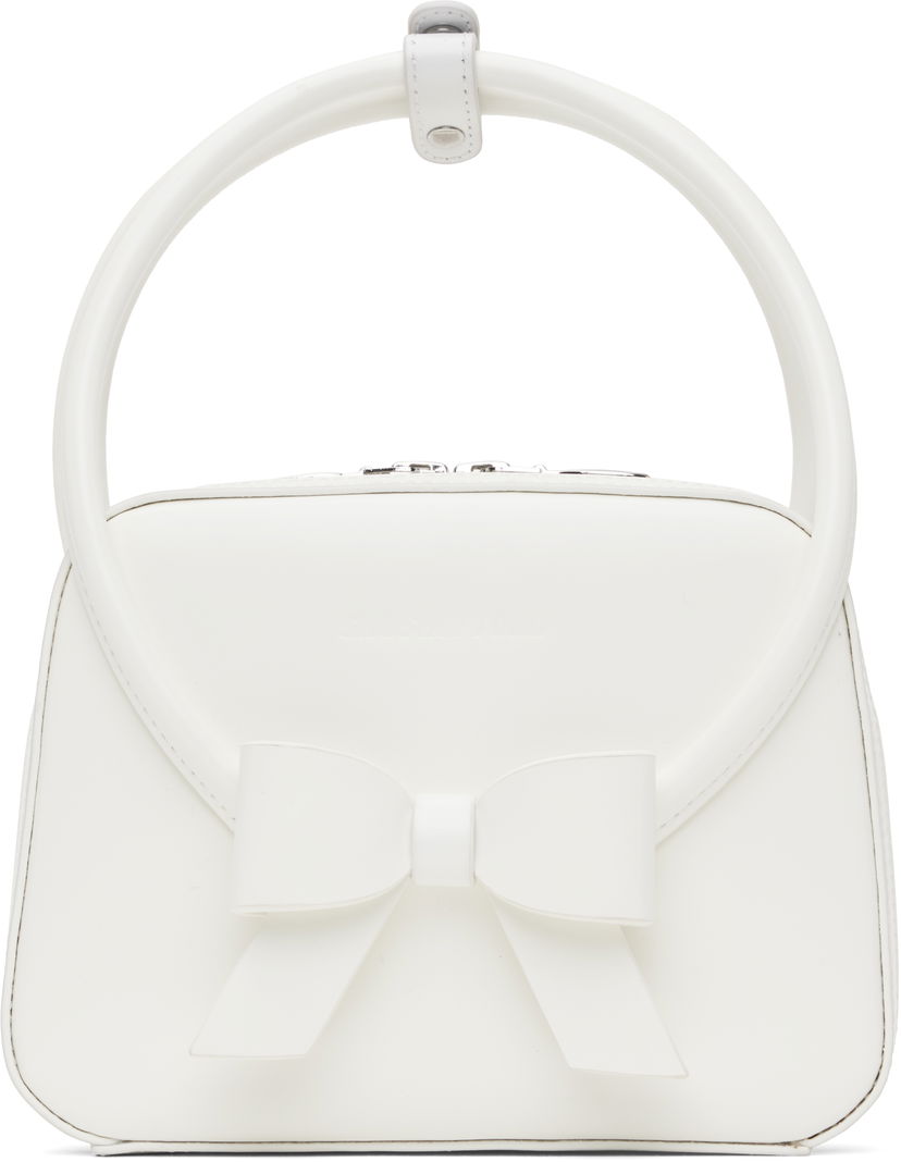Ručna torbica SHUSHU/TONG SHUSHU/TONG Stereo Bow Bag Bijela | FSDDAC01 LEA001