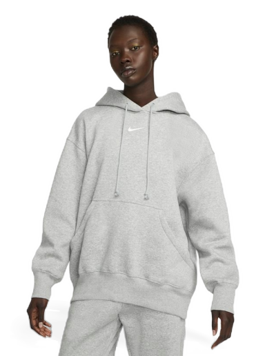 Dukserice Nike Sportswear Phoenix Fleece Oversized Pullover Hoodie Siva | DQ5860-063