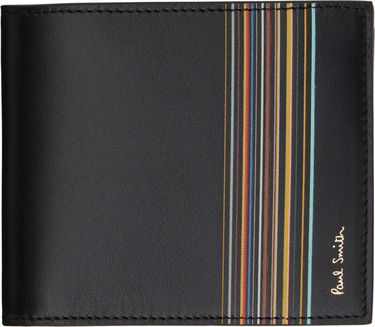 Novčanik Paul Smith Paul Smith Signature Stripe Billfold and Coin Wallet Crna | M1A-4833-LFISIG, 0