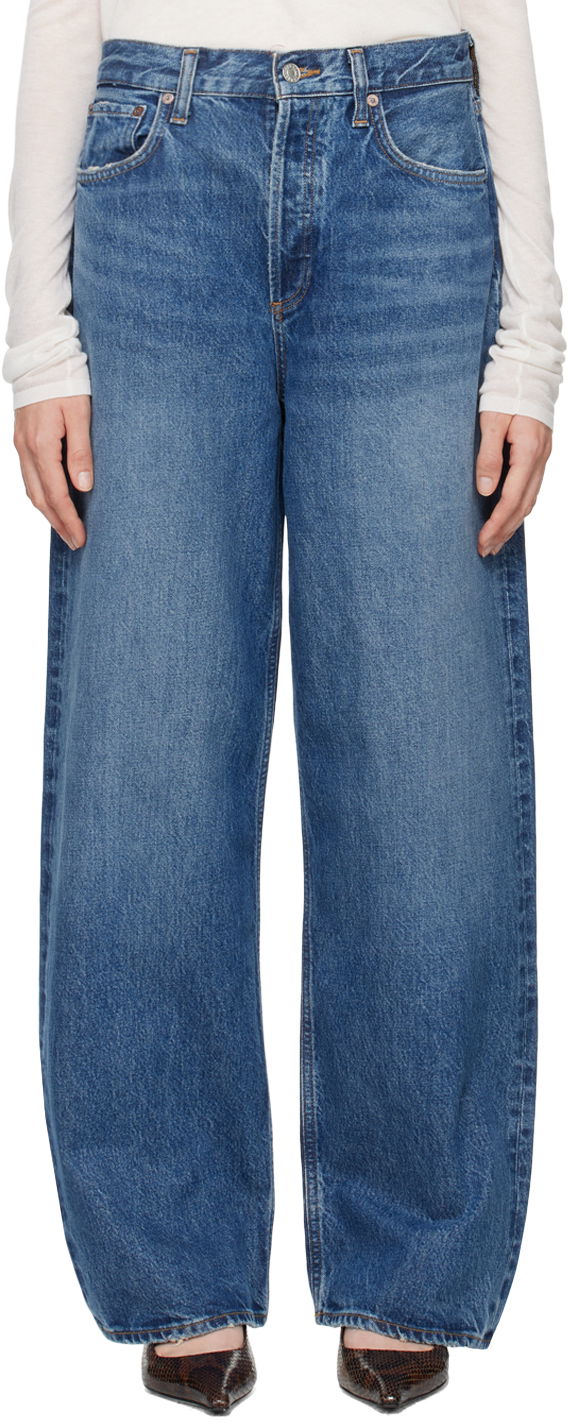 Jeans AGOLDE Low Slung Baggy Jeans Plava | A9079B-1535